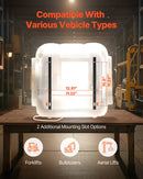 VEVOR universālais iekrāvēja sēdeklis ar nolokāmu atzveltni – regulējams traktora sēdeklis ar amortizāciju