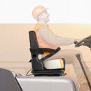 VEVOR universālais iekrāvēja sēdeklis ar nolokāmu atzveltni – regulējams traktora sēdeklis ar amortizāciju