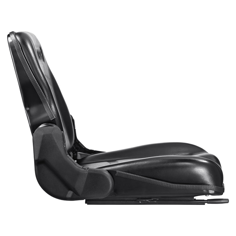 VEVOR universāls iekrāvēja sēdeklis, nolokāms traktora sēdeklis ar regulējamu atzveltnes leņķi un mikro slēdzi, 160–340 mm sliedes attālums, piemērots traktoriem, iekrāvējiem un ekskavatoriem