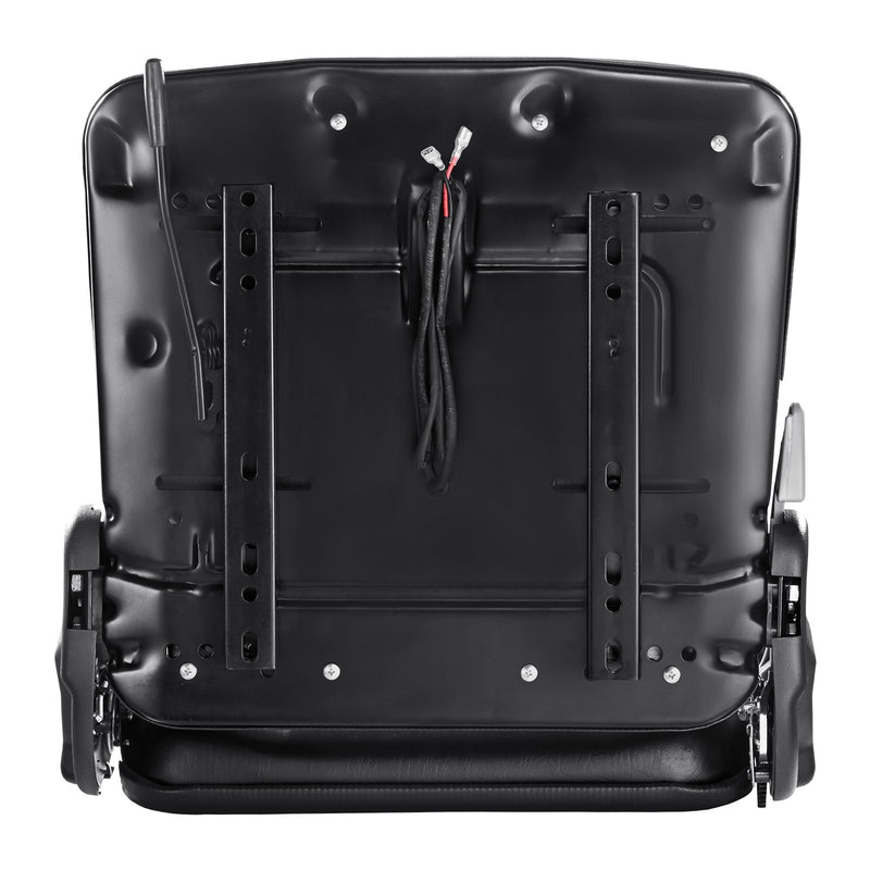 VEVOR universāls iekrāvēja sēdeklis, nolokāms traktora sēdeklis ar regulējamu atzveltnes leņķi un mikro slēdzi, 160–340 mm sliedes attālums, piemērots traktoriem, iekrāvējiem un ekskavatoriem