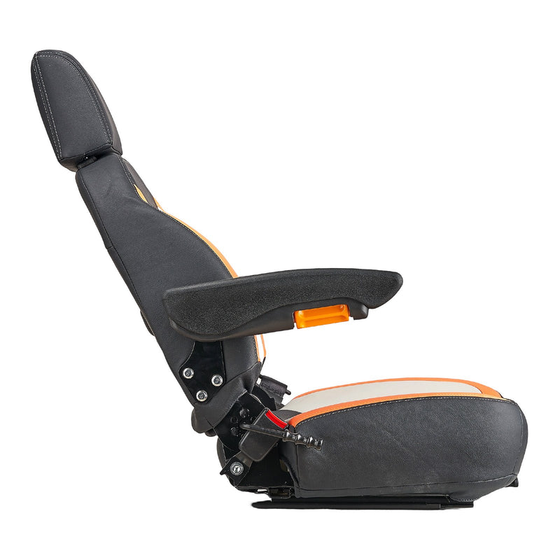 VEVOR Stividora Sēde, Zāles Pļāvēja Traktora Sēde, Regulējama Aizmugures Josta un Galvas Balsts