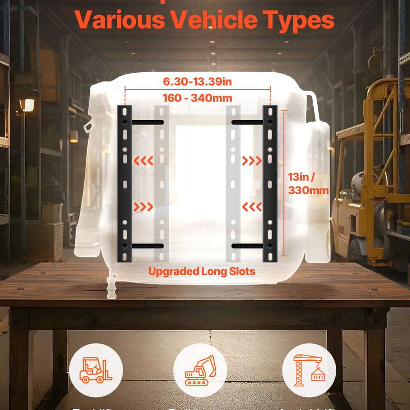 VEVOR Stividora Sēde, Zāles Pļāvēja Traktora Sēde, Regulējama Aizmugures Josta un Galvas Balsts
