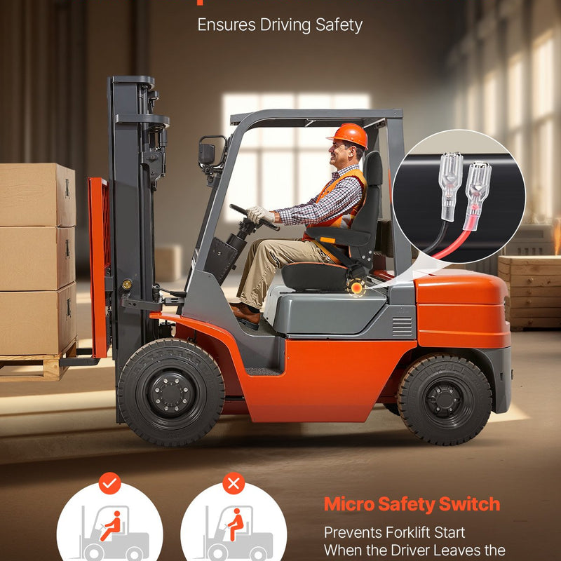 VEVOR Stividora Sēde, Zāles Pļāvēja Traktora Sēde, Regulējama Aizmugures Josta un Galvas Balsts