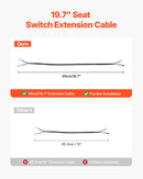 VEVOR sēdekļa piekares komplekts bez slīdēšanas sliedēm, piemērots zāles pļāvējiem, iekrāvējiem un traktoriem