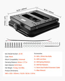 VEVOR sēdekļa piekares komplekts bez slīdēšanas sliedēm, piemērots zāles pļāvējiem, iekrāvējiem un traktoriem