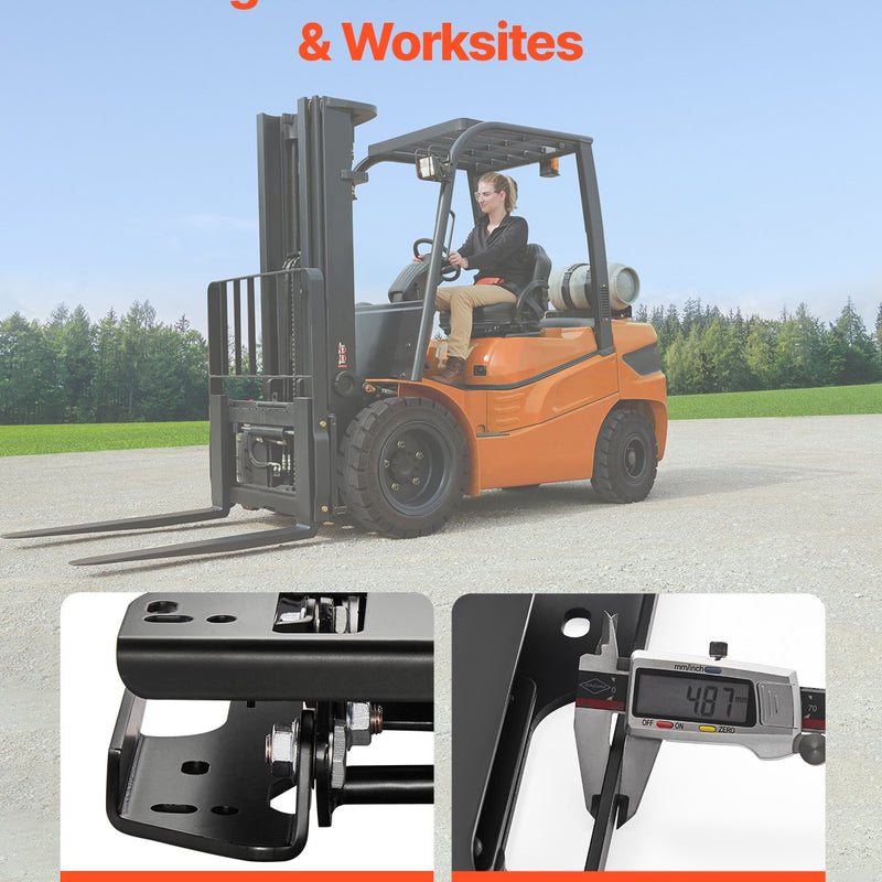 VEVOR universālā sēdekļa piekares komplekts bez slīdēšanas sliedēm, piemērots zāles pļāvējiem un traktoriem