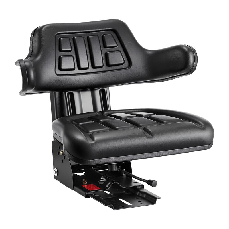 VEVOR ūdensizturīgs iekrāvēja sēdeklis ar regulējamu amortizāciju - piemērots traktoram, pļāvējam, ekskavatoram