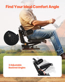 VEVOR ūdensizturīgs iekrāvēja sēdeklis ar regulējamu amortizāciju - piemērots traktoram, pļāvējam, ekskavatoram