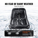 VEVOR universāls traktora sēdeklis, zāles pļāvēja sēdeklis ar mikro slēdzi un drenāžas atverēm, 160–340 mm stiprinājuma attālums, piemērots traktoriem, iekrāvējiem un ekskavatoriem