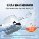 VEVOR 12 V automātisks iegremdējams laivas bilžas ūdens sūknis ar pludiņa slēdzi, caurplūdums 47 l/min, izplūdes diametrs 19 mm, piemērots laivām, dīķiem, baseiniem un pagrabiem