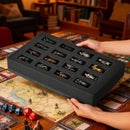 VEVOR miniatūru uzglabāšanas un pārnēsāšanas soma figūrām, piemērota 16 kājnieku miniatūrām, miniatūru transportēšanas soma ar rokturi un regulējamu pleca siksnu, 1 putu slānis lielai uzglabāšanas ietilpībai (miniatūras komplektā neietilpst)