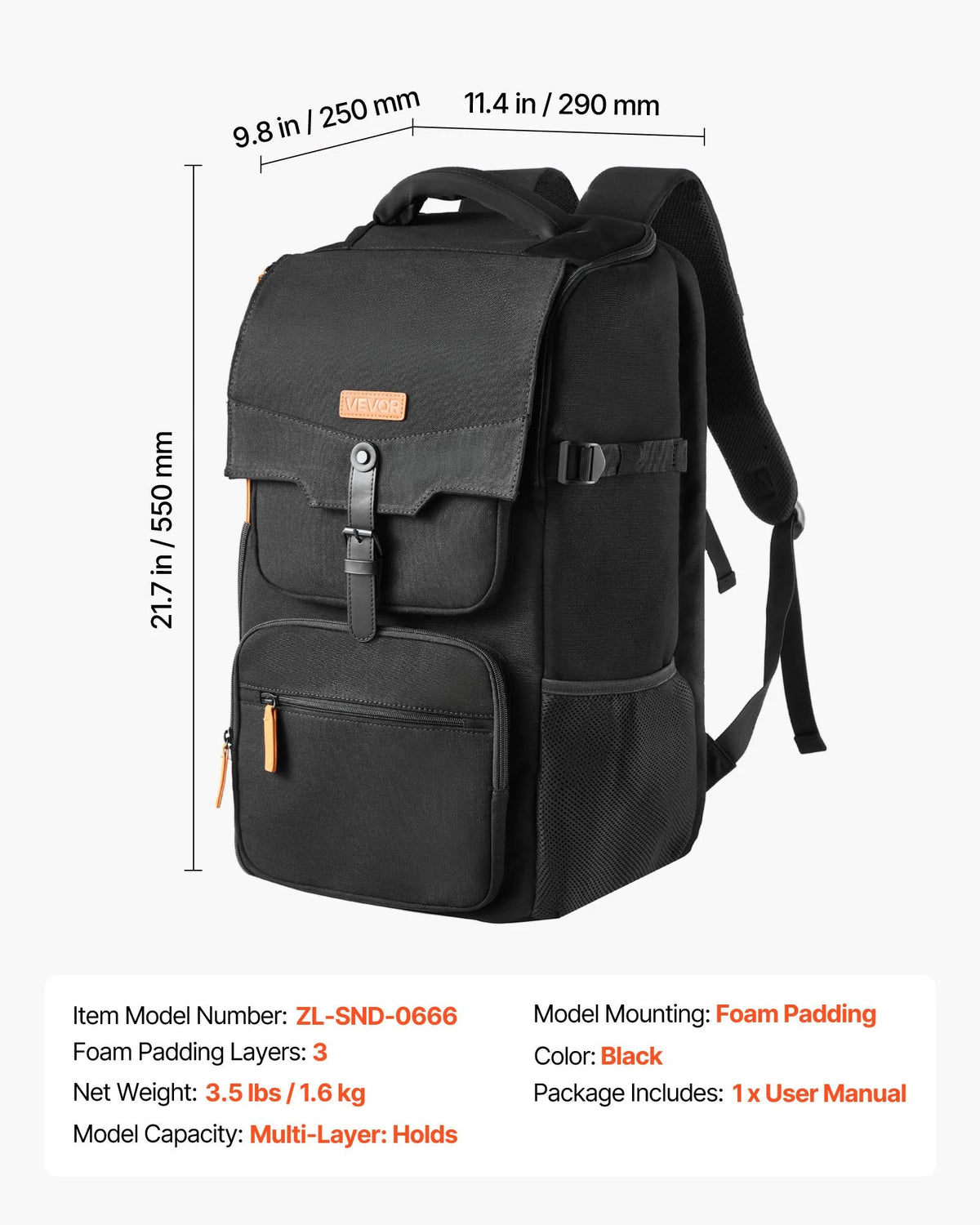 VEVOR Miniature Figures Storage and Carrying Bag, Capacity for up to 58 Foot Soldiers, Transport Bag with Handle and Adjustable Shoulder Strap, 3 Foam Layers for Large Capacity (Miniatures Not Included)