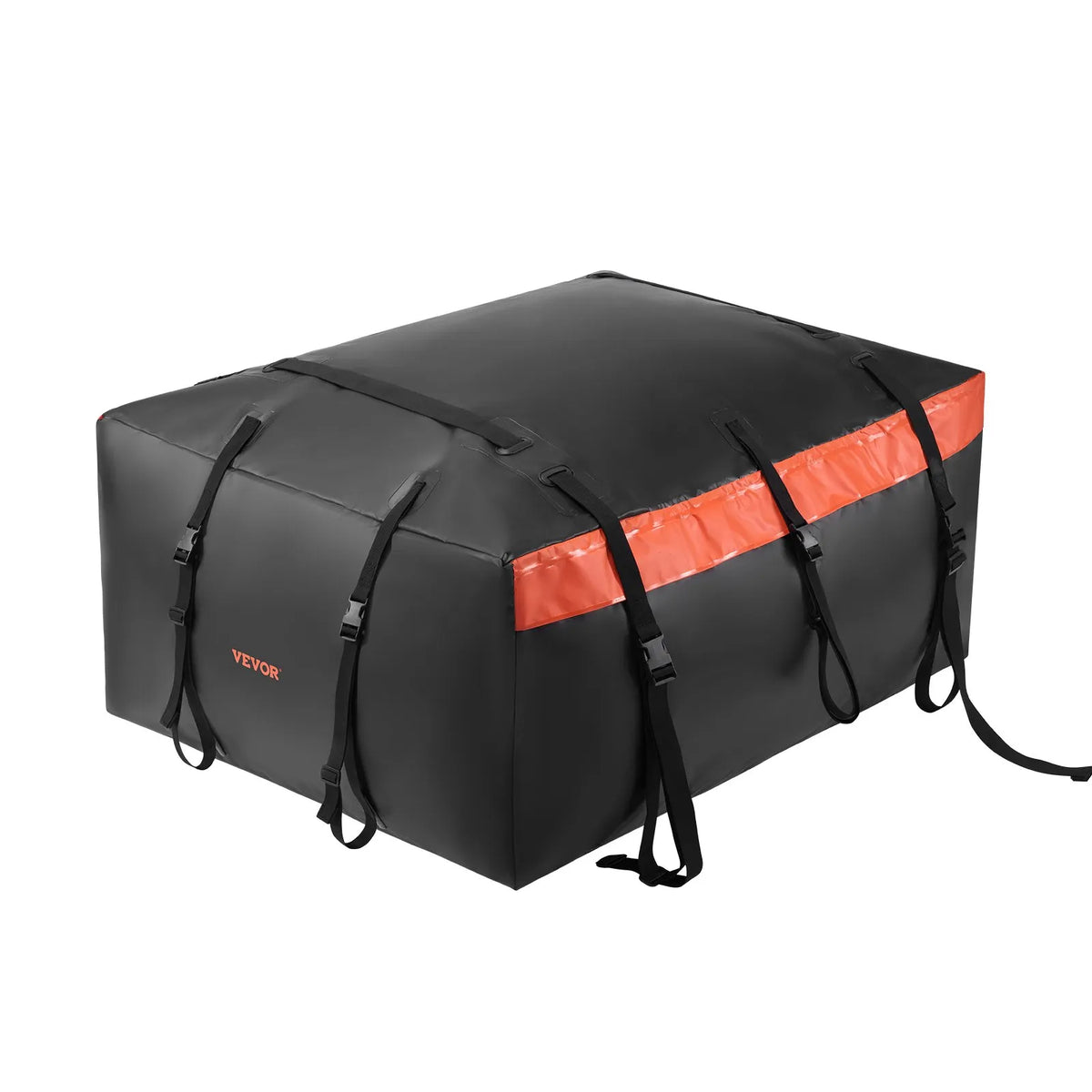 VEVOR auto jumta bagāžas soma 20 kubikpēdas (~566 l), izturīga 840D PVC 100% ūdensizturīga jumta kravas soma visiem auto ar vai bez jumta reliņiem, ar slēdzeni, pretslīdes paklāju un 6 durvju āķiem - ZEMLETES.LV