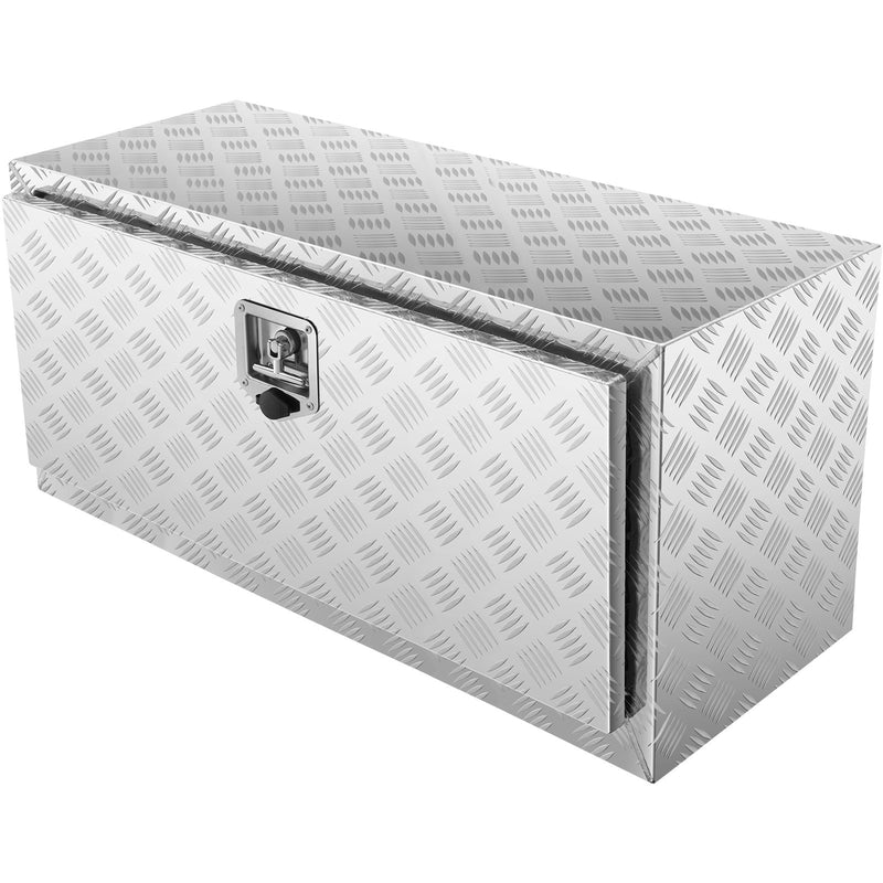 VEVOR alumīnija zemkorpusa instrumentu kaste 91 × 36 × 41 cm – ūdensizturīga, ar T-veida rokturi, slēdzama, piemērota kravas automašīnām, furgoniem un piekabēm