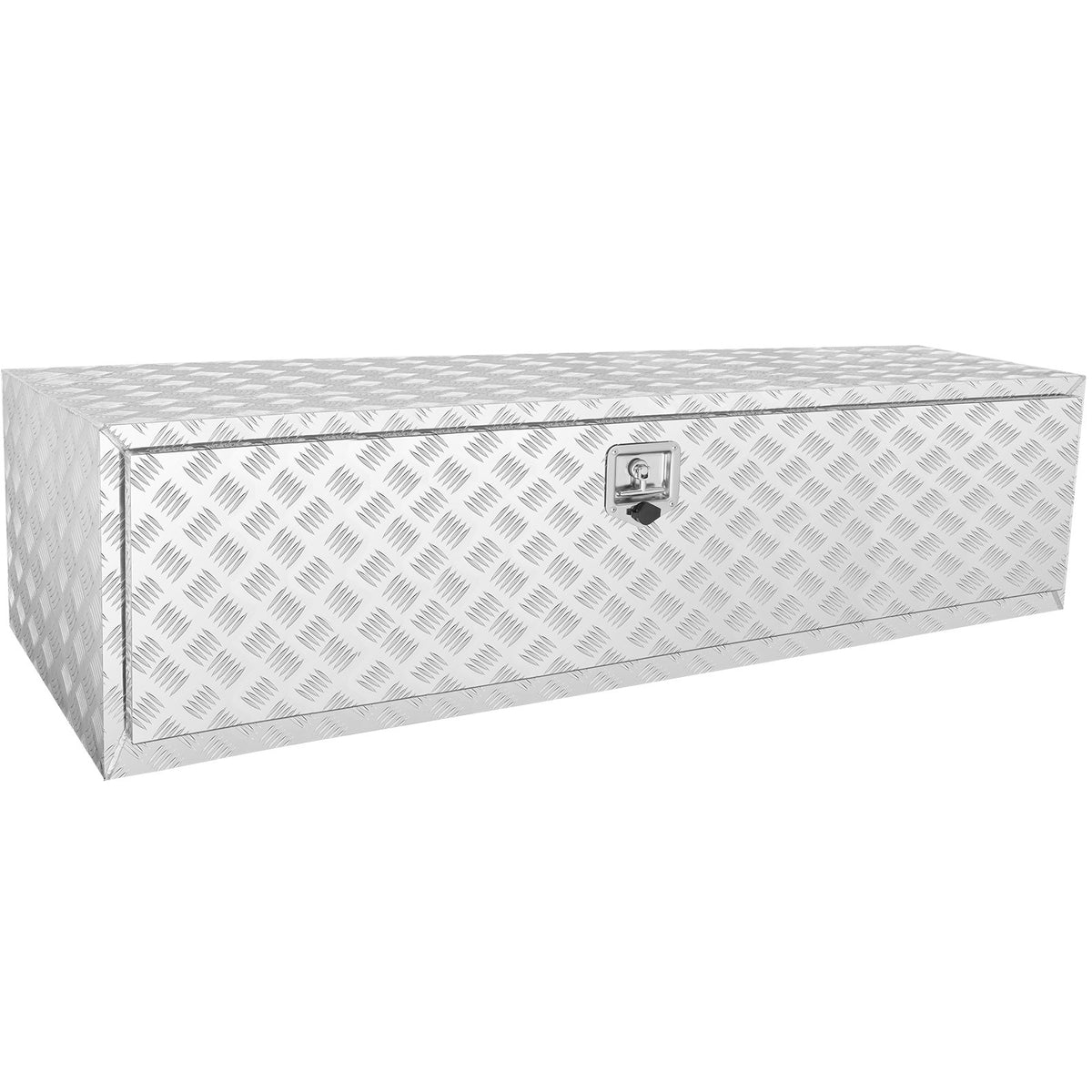 VEVOR Low Trailer Tool Box, 152 cm × 61 cm × 61 cm, with Lock and Keys, Waterproof with T-Handle Lock, Suitable for Trucks, Vans, Trailers