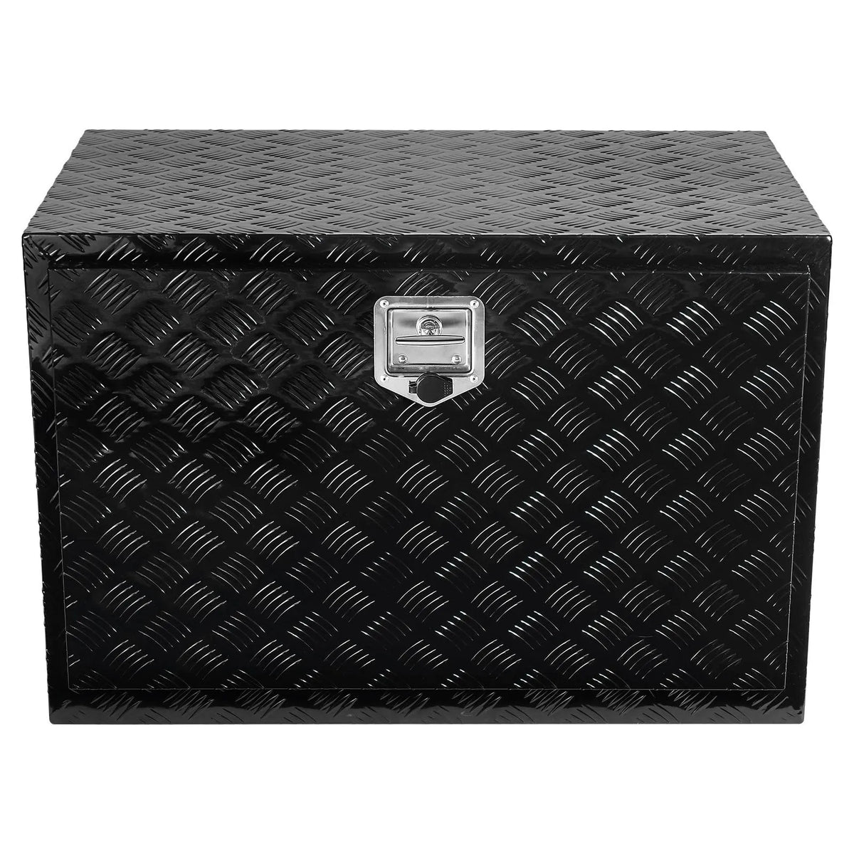 VEVOR kravas automašīnas apakšējā instrumentu kaste, 121,92×43,18×45,72 cm alumīnija dimanta faktūras uzglabāšanas kaste ar T veida roktura slēdzeni, ūdensizturīga kravas, furgonu un piekabju kaste ar slēdzeni un atslēgām