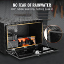 VEVOR kravas automašīnas apakšējā instrumentu kaste, 121,92×43,18×45,72 cm alumīnija dimanta faktūras uzglabāšanas kaste ar T veida roktura slēdzeni, ūdensizturīga kravas, furgonu un piekabju kaste ar slēdzeni un atslēgām