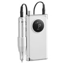 VEVOR elektriskā uzlādējamā nagu frēze 40 000 apgr./min, bezvadu portatīvs nagu E-file aparāts ar LCD displeju, akrila un gela nagu slīpēšanas instruments ar 6 uzgaļiem un 50 slīpēšanas lentēm manikīram un pedikīram