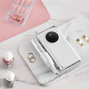 VEVOR elektriskā uzlādējamā nagu frēze 40 000 apgr./min, bezvadu portatīvs nagu E-file aparāts ar LCD displeju, akrila un gela nagu slīpēšanas instruments ar 6 uzgaļiem un 50 slīpēšanas lentēm manikīram un pedikīram