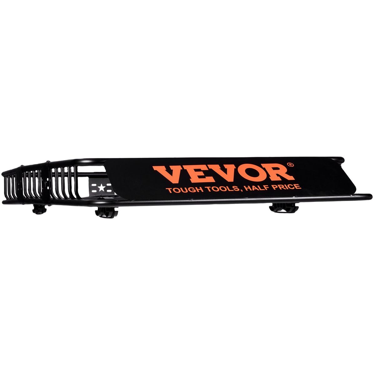 VEVOR jumta bagāžnieka grozs 1626 × 991 × 152 mm ar pagarinājumu, universāls auto jumta bagāžas turētājs no izturīga tērauda, slodze līdz 90,7 kg, piemērots SUV un kravas automašīnām - ZEMLETES.LV