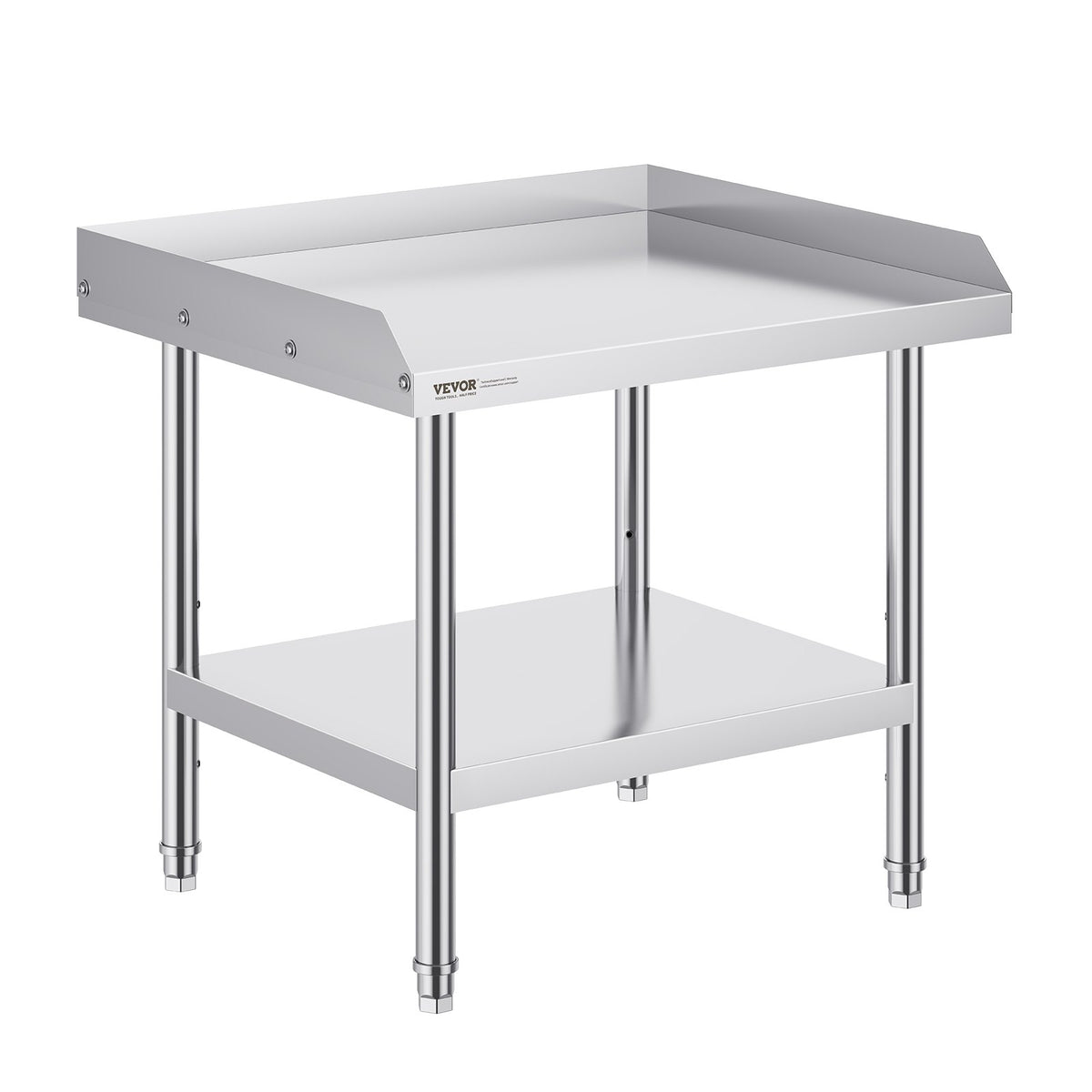 VEVOR Stainless Steel Work Table 60 × 70 cm, Commercial Food Preparation Table