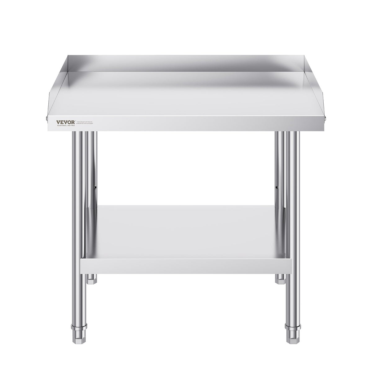 VEVOR Stainless Steel Work Table 60 × 70 cm, Commercial Food Preparation Table