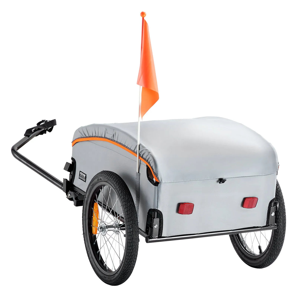 VEVOR salokāma velosipēda kravas piekabe, 40/45/72,5 kg, universāla sakabe