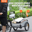 VEVOR salokāma velosipēda kravas piekabe, 40/45/72,5 kg, universāla sakabe