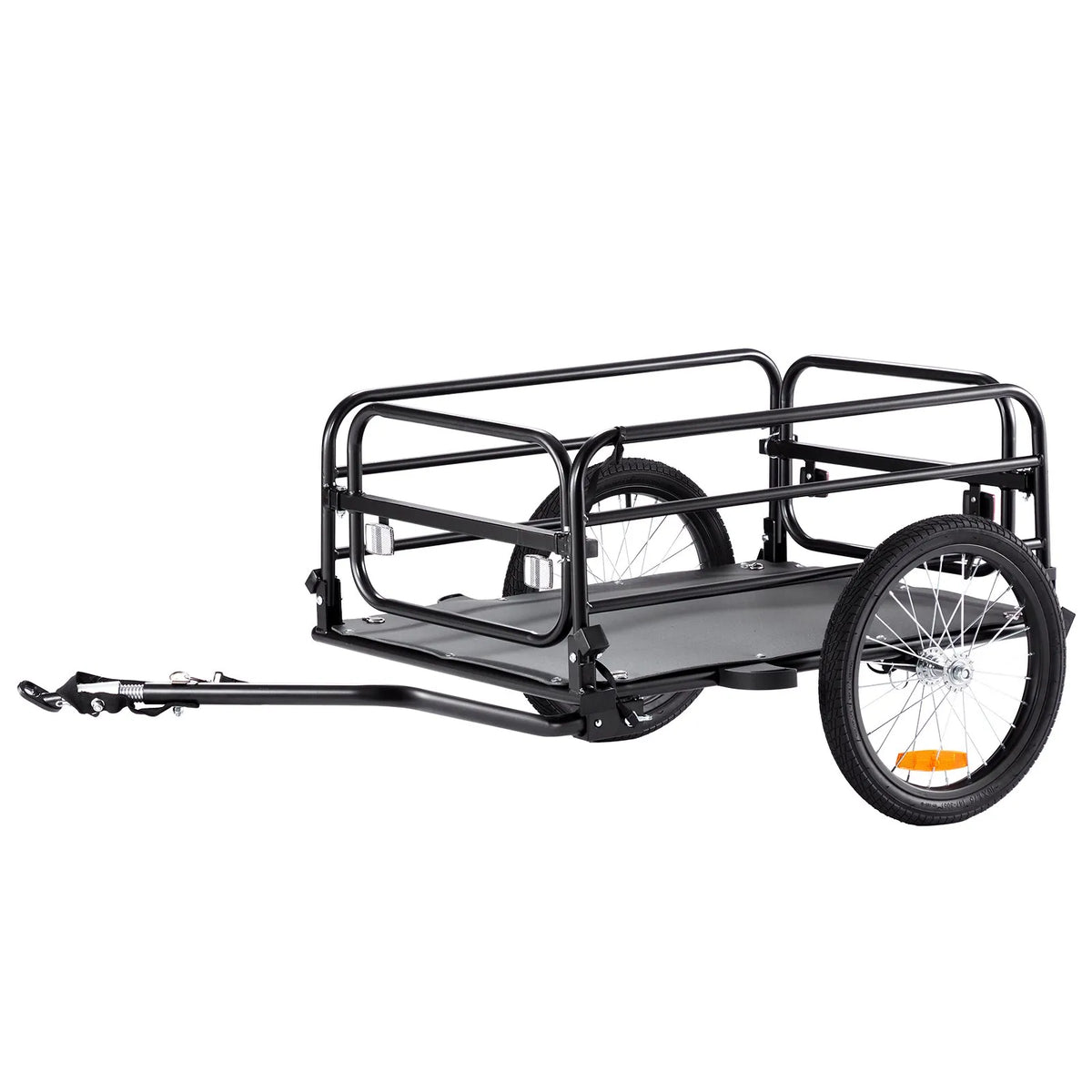VEVOR salokāma velosipēda kravas piekabe, 72,5 kg, 406 mm riteņi