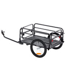 VEVOR salokāma velosipēda kravas piekabe, 72,5 kg, 406 mm riteņi