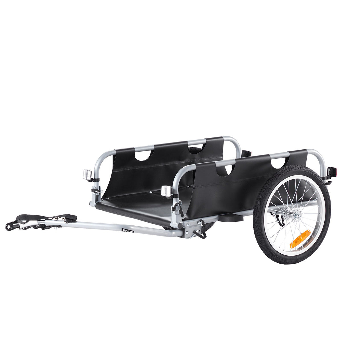 VEVOR salokāma velosipēda kravas piekabe, 45,4 kg, 406 mm riteņi