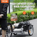 VEVOR salokāma velosipēda kravas piekabe, 45,4 kg, 406 mm riteņi
