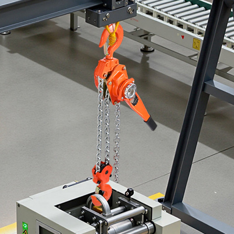 VEVOR rokas sviras ķēdes pacēlājs, 6000 kg kravnesība, 6 m pacelšanas augstums, G80 sakausējuma tērauda ķēde, dubultklikšķa mehāniskā bremze un 360° rotējoši āķi, piemērots noliktavām, būvniecībai un garāžām