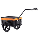 VEVOR salokāma velosipēda kravas piekabe, 39,9 kg, 406 mm riteņi, ar pārsegu