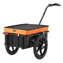 VEVOR salokāma velosipēda kravas piekabe, 39,9 kg, 406 mm riteņi, ar pārsegu