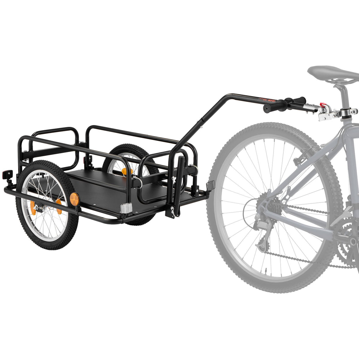 VEVOR 2-in-1 salokāma velosipēda kravas piekabe-ratiņi, 40 kg, 406 mm