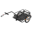 VEVOR 2-in-1 salokāma velosipēda kravas piekabe-ratiņi, 40 kg, 406 mm