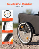 VEVOR salokāma velosipēda kravas piekabe, 59 kg, 508 mm riteņi, ar pārsegu
