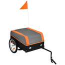 VEVOR salokāma velosipēda kravas piekabe, 40 kg, 406 mm riteņi, ar pārsegu