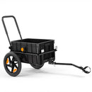VEVOR 2-in-1 velosipēda kravas piekabe-ratiņi, 45 kg, ar pārsegu