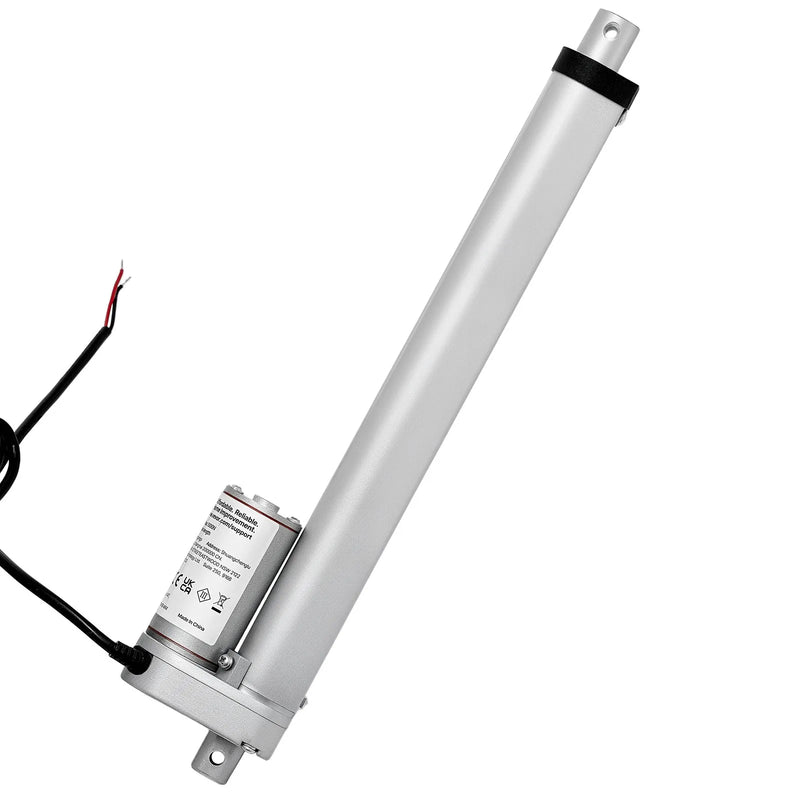 VEVOR lineārais aktuators 12 V 25 cm 15 mm/s ātrgaitas 1000 N lineārās kustības aktuators ar IP54 aizsardzību un montāžas kronšteinu paceļamiem galdiem, relaksācijas krēsliem un logu vai durvju atvērējiem