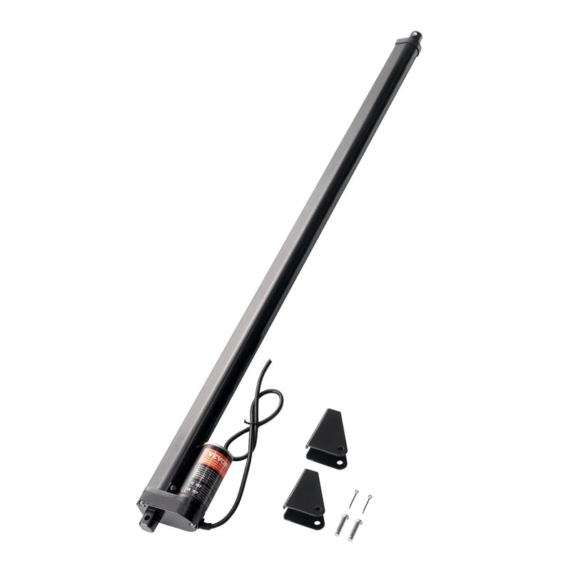 VEVOR lineārais aktuators 12 V, gājiens 50,8 cm, ātrums 14 mm/s, slodze līdz 99,8 kg/1000 N, IP54 aizsardzība