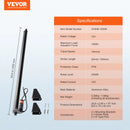 VEVOR lineārais aktuators 12 V, gājiens 50,8 cm, ātrums 14 mm/s, slodze līdz 99,8 kg/1000 N, IP54 aizsardzība