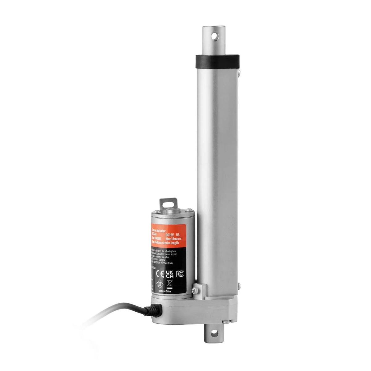 VEVOR lineaarsõiduk 12 V, 15,2 cm, 1,4 cm/s, suur kiirus, 99,8 kg, 1000 N, IP54 kaitseklass