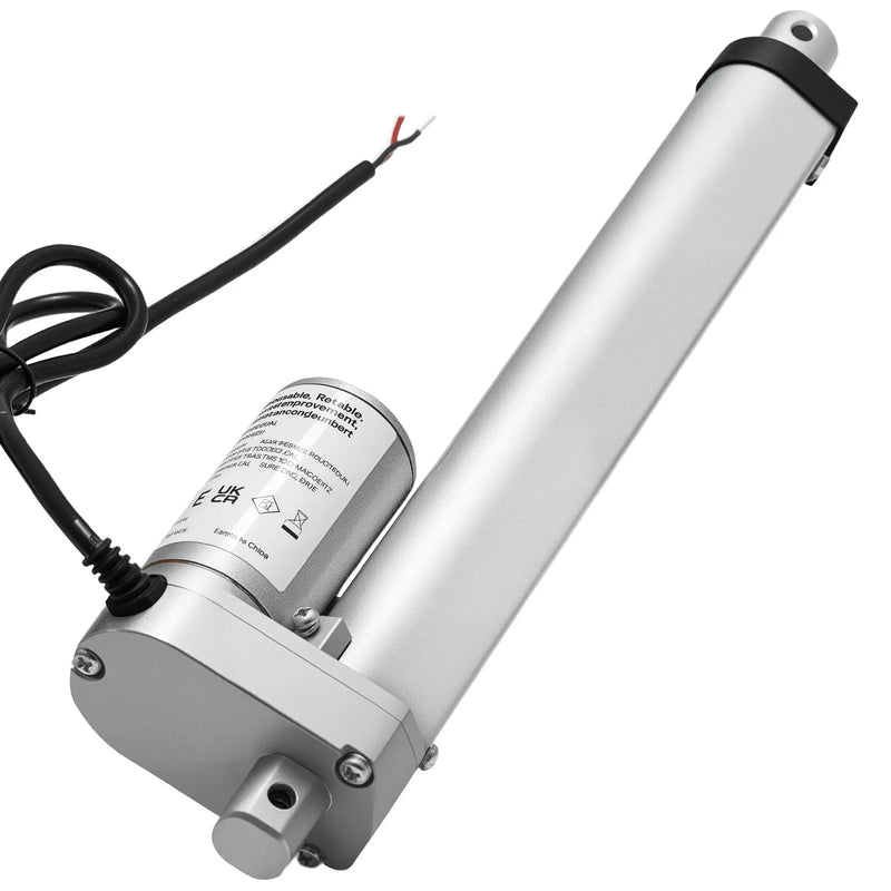 VEVOR 12 V lineārais aktuators 20,3 cm 15 mm/s 1000 N ar IP54 aizsardzību un montāžas kronšteinu paceļamiem galdiem atpūtas krēsliem logu un durvju atvērējiem