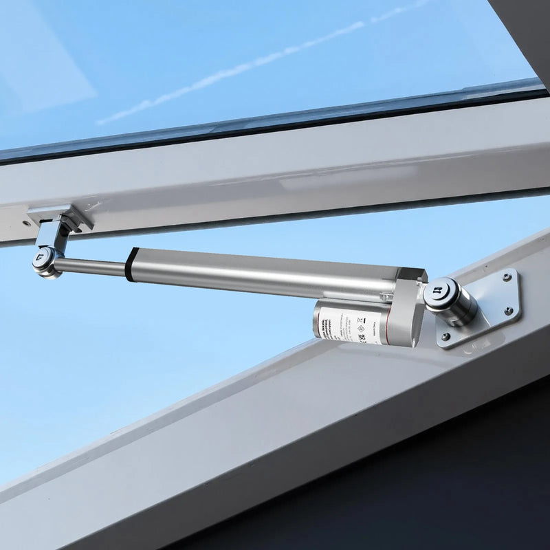 VEVOR 12 V lineārais aktuators 20,3 cm 15 mm/s 1000 N ar IP54 aizsardzību un montāžas kronšteinu paceļamiem galdiem atpūtas krēsliem logu un durvju atvērējiem