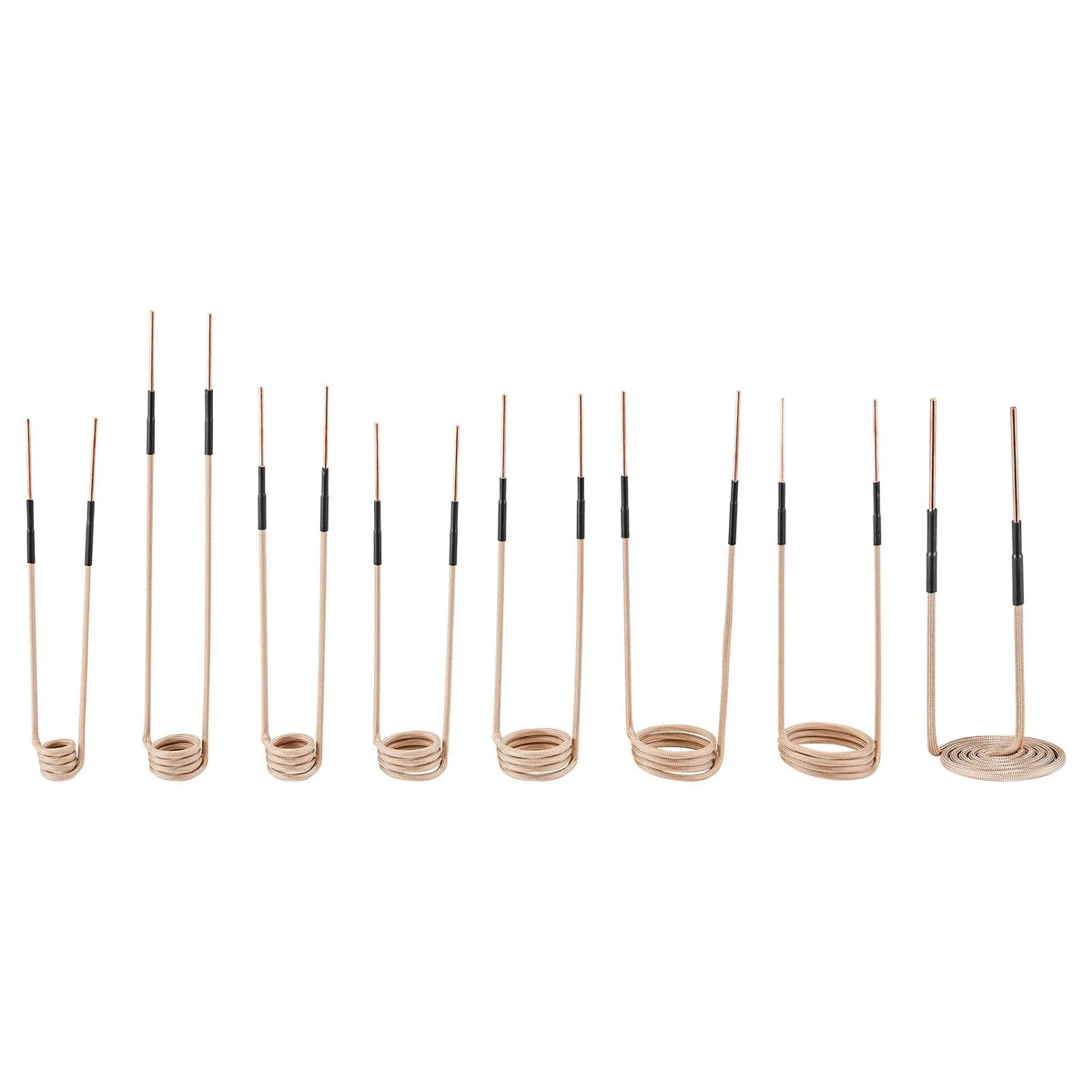 VEVOR Induction Heater Coil Kit 10 pcs – 8 Coils, U-shaped and Freeform
