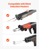 VEVOR 10 gab. magnētiskās indukcijas sildītāja spoles, inductor siltuma piederumi, mini sildītāja spoles komplekts ar elastību un ilgu kalpošanas laiku, piemērots rūsa rievotu skrūvju un uzgriežņu noņemšanai, 8 spoles + 1 U-veida + 1 brīvformas