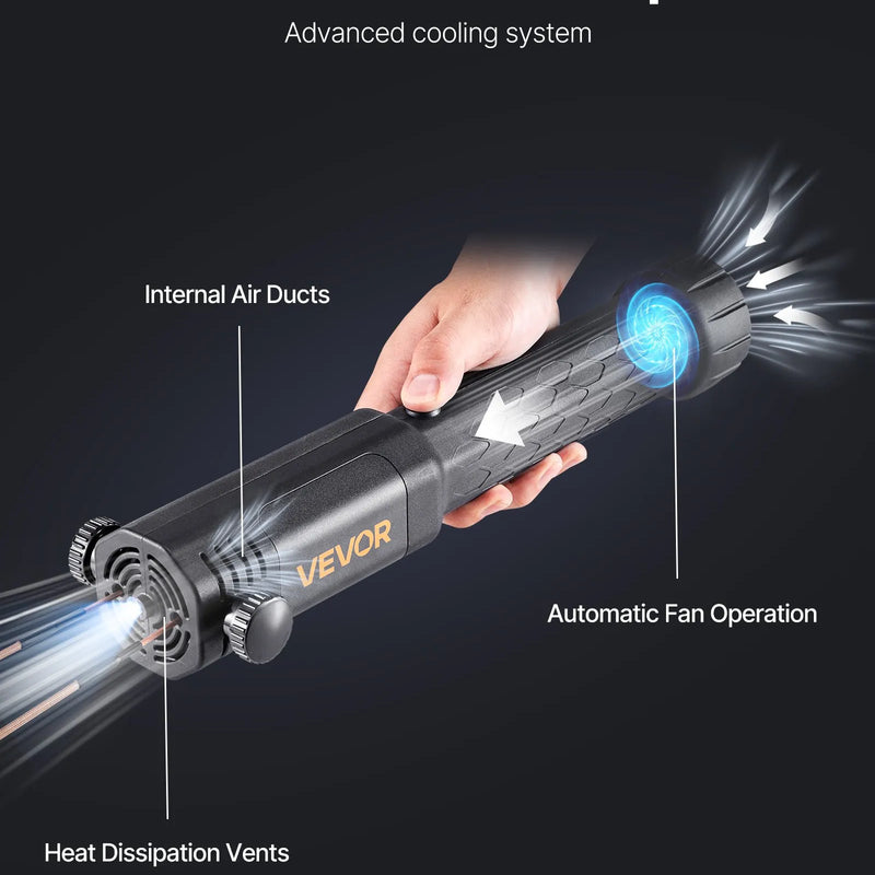 VEVOR indukcijas sildītājs skrūvju atskrūvēšanai, 1100 W, 230 V, rokas indukcijas instruments rūsējušu skrūvju un uzgriežņu atbrīvošanai, komplektā ar 3 spolēm, piemērots auto darbnīcām un remontam