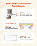 VEVOR kaķu durtiņas logam, regulējamas loga platumam 787–914 mm, 4 droši bloķēšanas režīmi, alumīnija rāmis ar augstas caurspīdības stiklu, magnētiska aizvēršanās, laikapstākļu izturīgas ātrās uzstādīšanas durtiņas kaķiem, baltas